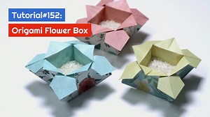 Origami Flower Box Tutorial Challenge: ⭐️⭐️/5 More tutorial, subscribe Youtube: https://www.youtube.com/TheIdeaKing Tutorial post: http://bit.ly/flower-box-1 | The Idea King