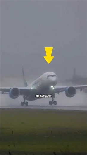 How Airplanes Fly in Heavy Rain