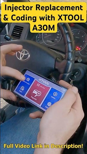 Toyota Land Cruiser 🚙 | Injector Replacement & Coding with XTOOL Anyscan A30M 🔧