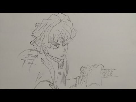 ZENITSU: Thunder Breathing! | Demon Slayer Sketch (8-Year-Old Artist)