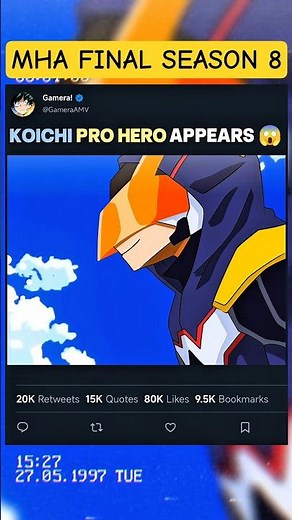 KOICHI PRO HERO APPEARS 😱🤯 | #myheroacademia #edit #mha #amv #anime