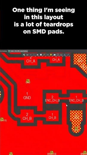 Teardrops in All the Wrong Places | 1 Min PCB Design Review