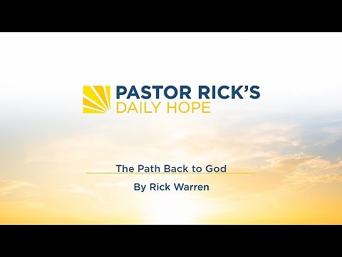 DAY 1 | The Path Back to God