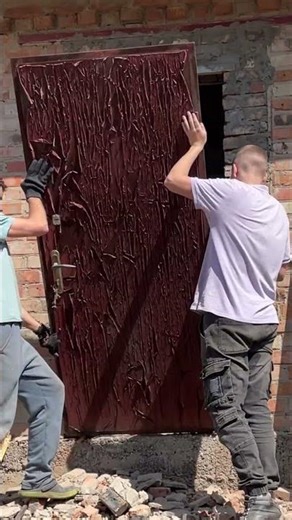 Replacing the doors of the cottage 🏠🔥 #renovation #construction #do-it-yourself #cottage #village
