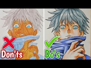 Don’t & Do’s – 8 Beginner Alcohol Marker Mistake & How to fix them | Jujutsu Kaisen - Satoru Gojo