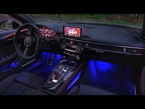 Audi A4 Prestige Interior LED Lighting Overview