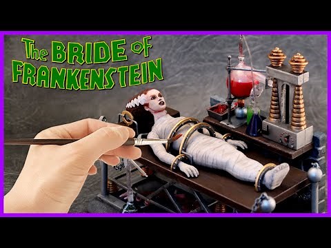 The Bride of Frankenstein Polar Lights Model build