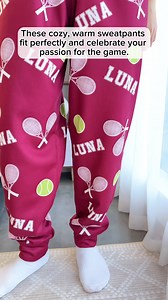 Your name on these sweatpants? A true tennis ace move! 🎾🔥 #macorner #tennis #sweatpants #sportswear #athleisure | Macorner