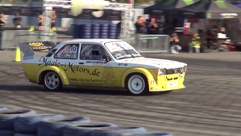 Opel Kadett GTE Drift & Exhaust Sound