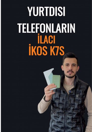 İKOS K7S 4G SIM Adaptörü ile iPhone’unuzu Özgürleştirin