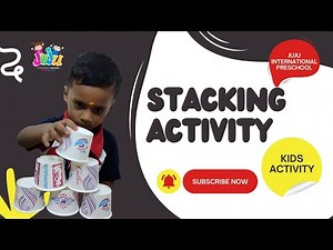 Paper Cup Stacking Activity | Fun Learning at Juju International Preschool