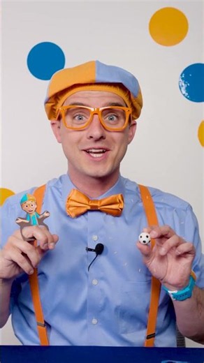 GOAL! ⚽️✂️ Blippi’s Easy DIY Finger Soccer Craft & Play! #DIYKidsCrafts #Soccer #Football