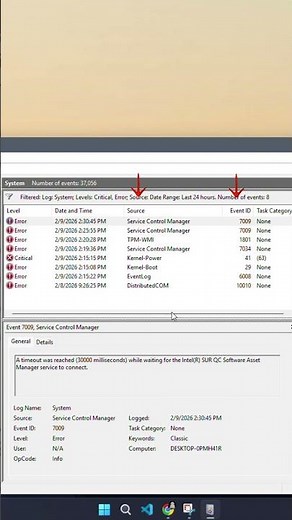 PC FREEZING RANDOMLY? Windows tells you why (20s)