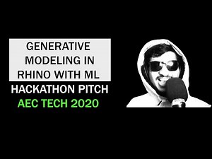Generative Modeling in Grasshopper using Machine Learning: Hackathon Pitch AEC Tech 2020