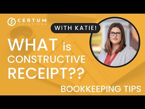 What is Constructive Receipt?: Cash-Based Accounting Revenue Rules