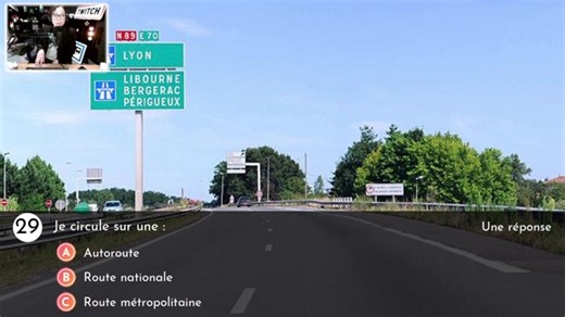 Code de la route : examen blanc