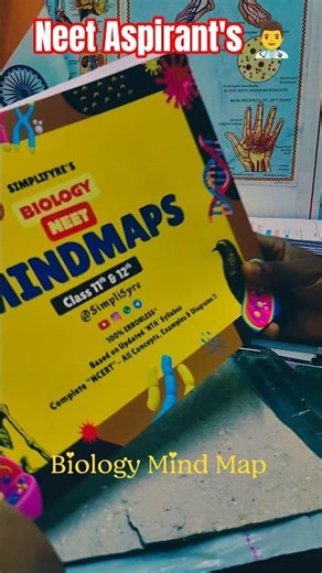 Biology Mind Map Book 📚 | Complete Class 11th & 12th | Best for NEET & Boards 🔥 #shorts