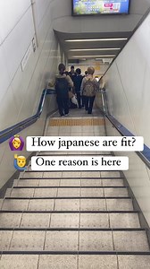 Fitness secret: they navigate numerous staircases at the station. #japanife #japanvibes #mountfuji #HelloJapan #osaka #tokyo #japan | Hello Japan