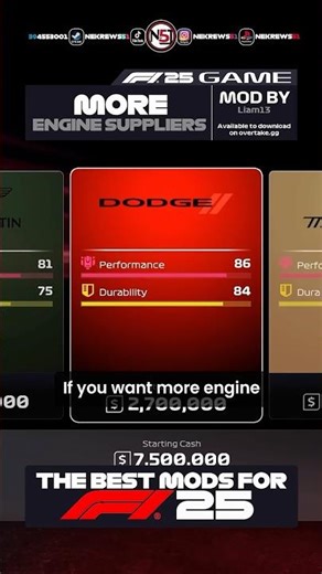 The BEST Mods for F1 25 #2 #shorts #f1 #f1shorts