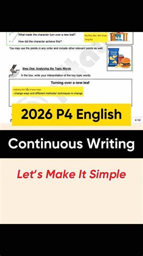 #psle #psle2026 #PSLE #english #English #primaryschool #prelims #sgparents #sgtuition #englishtips #englishwriting #englishtiktok #continuouswriting