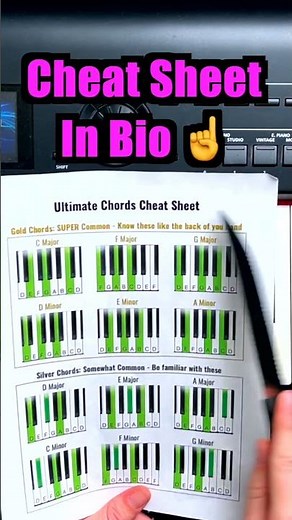 ☝️ Get the chords cheat sheet in my bio ☝️