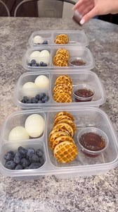 663K views · 6.3K reactions | Breakfast lunchable ideas! Mini donuts, mini waffles, and mini pancake muffins  #asmr #breakfastideas #breakfastideastogo #lunchables #breakfastlunchables #breakfasttogo | I Am Erin Eller | Facebook