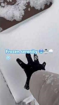 ✨ ASMR Snow Walk & Touch — Winter Elegance ☃️❄️