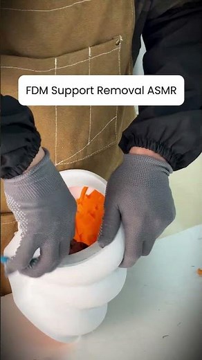Removing Supports from a 3D Printed FDM Part #3dprinting #additivemanufacturing #fdm #3dprinted