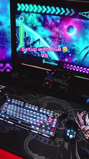 RGB vs Non-RGB Gaming Setup Comparison