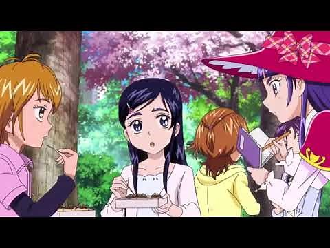 Precure All Stars Minna De Utau Showing Mirai and Riko Magic