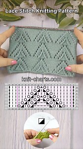 66K views · 1K reactions | Lace Stitch Knitting Pattern #LacePattern #KnittingDesign #CreativeKnitting #KnittedWithLove | Free Knitting Patterns | Facebook