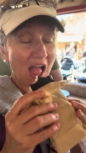 New cookie dough brownie ice cream sandwich at ‪@Disney‬ Animal Kingdom #broockie #disney