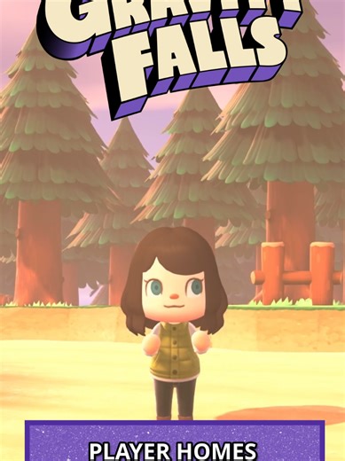 Explore Player Homes on My Gravity Falls Animal Crossing Island