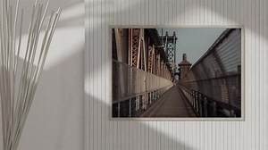 Manhattan Bridge Poster New York Wall Art Cinematic NYC Photography Print Urban Architecture Decor Printable NYC Digital Download - Etsy Canada