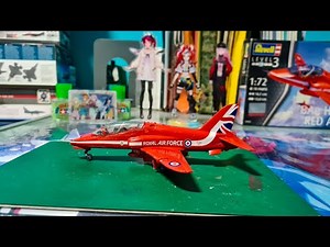 The building of the 1:72 BAe Hawk T.1 Red Arrows