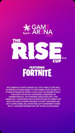 Calling Fortnite gamers. 👾 Tournament prize pool worth over 140k. R13. Free registration. ✨ | Spark Game Arena