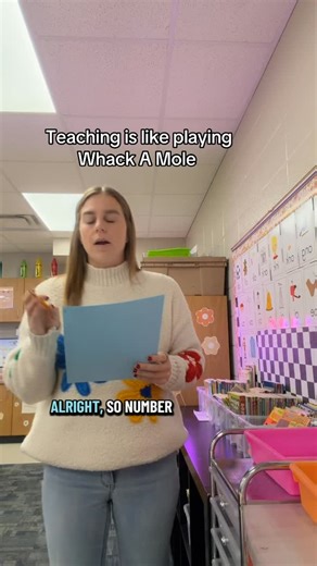 ✨Miss Hoof✨ on Instagram: "Why go to an arcade when I can play Whack A Mole for free? #teachersofinstagram #teacherlife #teacher #school #classroom"