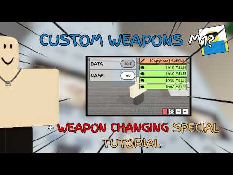 HOW TO MAKE CUSTOM WEAPON M1 STRINGS IN JJS ┃JUJUTSU SHENANIGANS