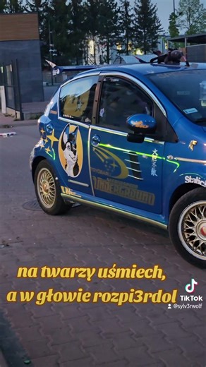 #carshorts #carslover Toyota aygo tuning bbs wheels custom painted gold #polska #yaris yaris mode