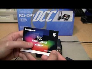 Panasonic RQ-DP7 portable DCC player unboxing & test