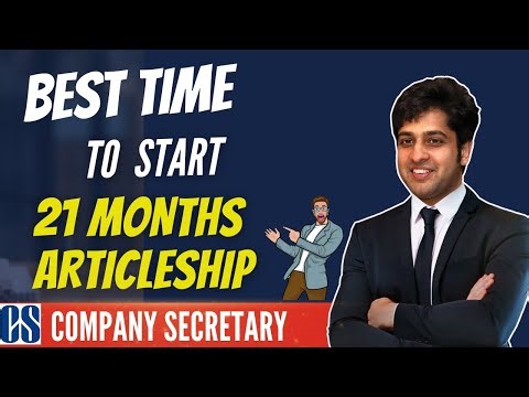 📚 When to Start CS Articleship? ✅ Best Time for 21 Months Training Explained | CS Students Guide