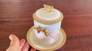 ANTIQUE Bernardaud & Cie LIMOGES Condensed Milk JAR Early 1900s Lid/underplate - Etsy