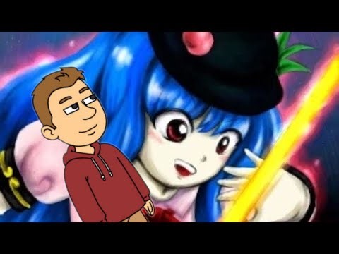 Goanimate music over top of a slideshow of old pixiv art of touhou