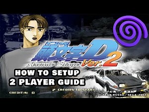 How To Setup Local 2 Player Tutorial - Initial D Arcade Stage Ver. 2 - Flycast