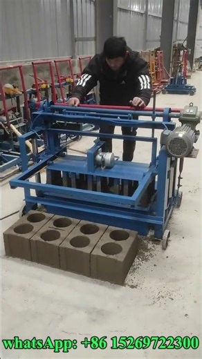 4 blocks movable egg laying concrete hollow block gal machine for 8 inch wall blocks for sale #block