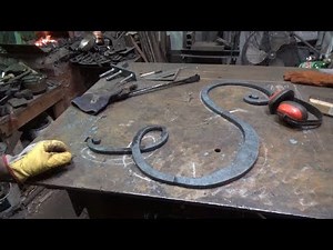 Blacksmiting - Forging A Complex Logo Sign - Full Version
