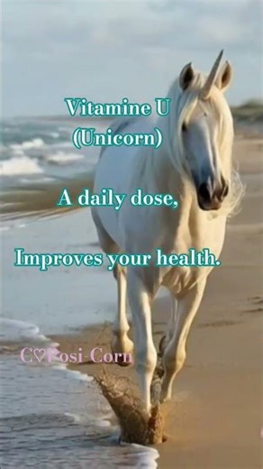 🦄Daily vitamins... (U) #vitamins #unicorn #shorts