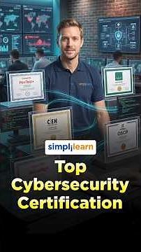 Best Cybersecurity Certifications in 2026 |Certifications for Career Growth | #Shorts | #Simplilearn