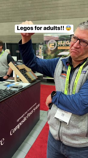 Composite Interlocking Pavers (Legos for adults 😳) #contractor #construction #tools #pavers #diy | American Contractor