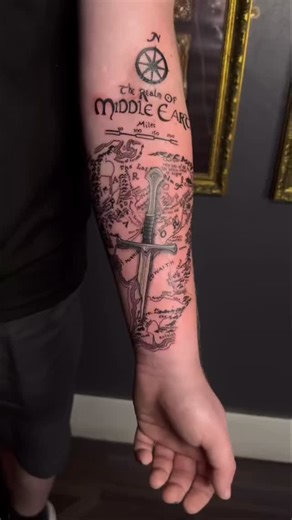 LOTR map 🗺️by Matt! Who else is going to see the trilogy in theaters when it comes back? We are a team of the World’s most Awarded Tattoo Artists on tour in America in 2026. You can only get tattooed by us at one of the following conventions👇 on our American tour. Follow the page to keep up to date with our next conventions and available dates. Minneapolis Tattoo Arts Festival 9th, 10th and 11th January 2026 Cleveland Tattoo Arts Festival 20th, 21st and 22nd February 2026 Maine Tattoo Arts Fes